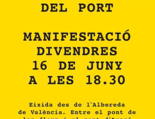 Ven a la Manifestación 16 de Junio “NO A LA AMPLIACIÓN DEL PUERTO”